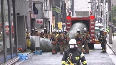 【速報】東京・港区の地下駐車場 二酸化炭素を誤って噴霧 2人死亡1人重体