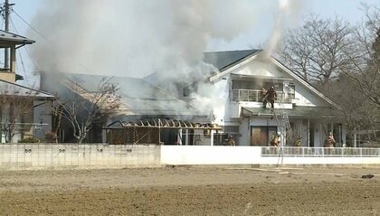 【速報】美里町の住宅で火災　消防が消火活動中　戸建ての住宅から出火もけが人や逃げ遅れなし〈宮城〉