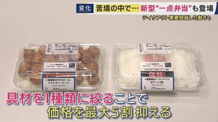 「一点突破」な弁当