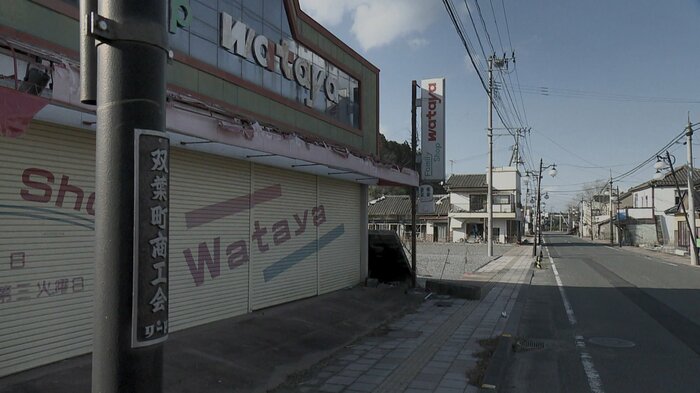 双葉町では全町避難が続く