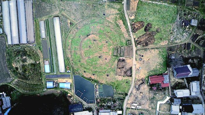 ホケノ山古墳（提供：奈良県桜井市教育委員会文化財課）