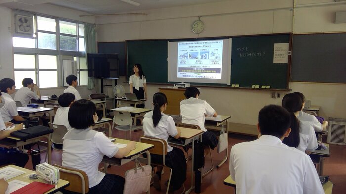 地元垂水で東進の講座を提供　過去には東進講師の授業も実施（写真提供：垂水高校）