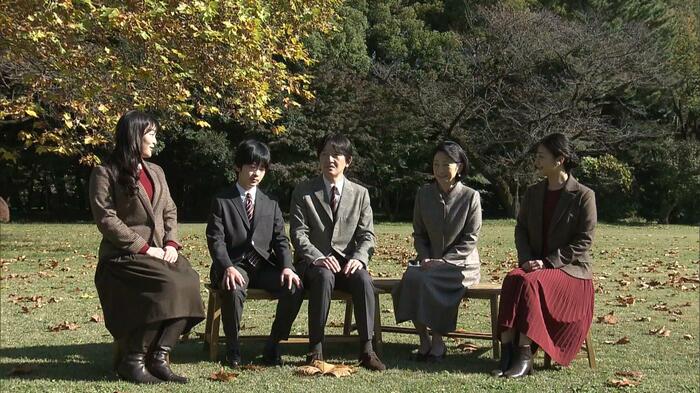 令和2（2020）年11月 秋篠宮ご一家（赤坂御用地） 