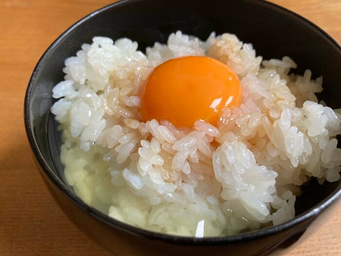 「粒感」があるご飯は生卵と相性ぴったり