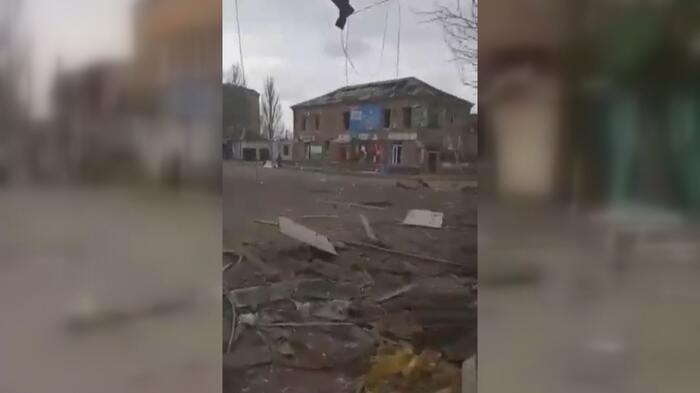ロシア軍に占領された町・ポロヒ
