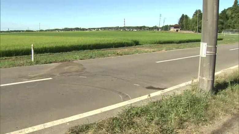 車が電柱に衝突　運転していた90歳女性が死亡　秋田市｜FNNプライムオンライン