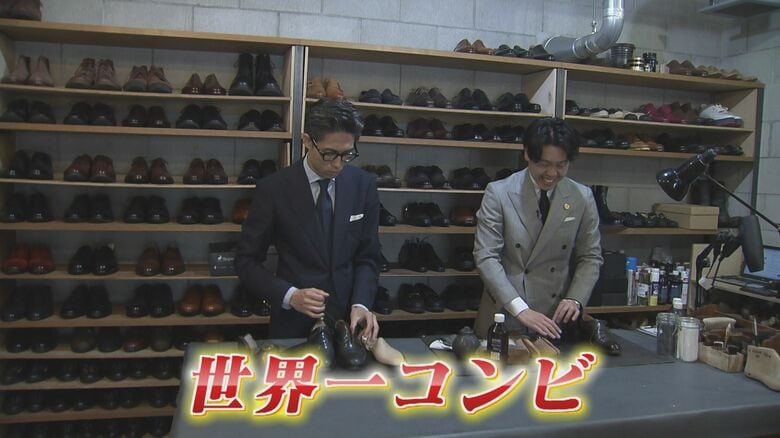 どっちが上? “世界一”の栄冠に輝く2人の靴磨き職人が同じ店舗に 履き込んだ革靴も新品同様に 【福岡発】|FNNプライムオンライン
