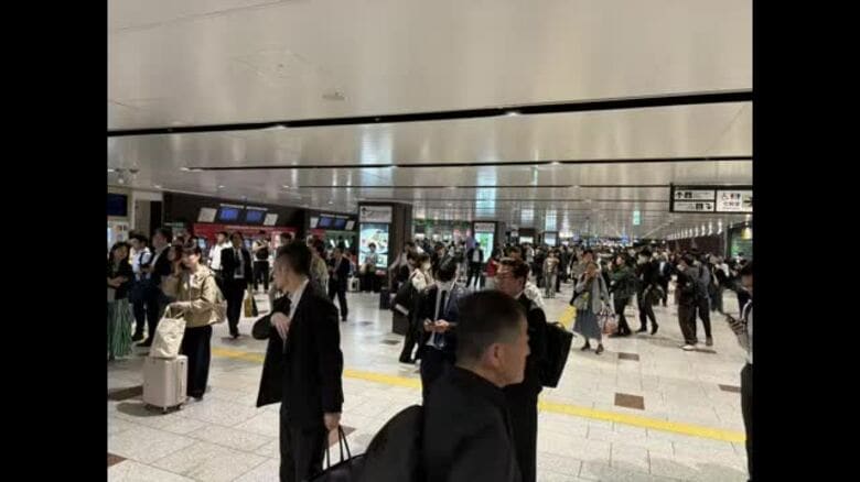 【速報】宮城　在来線など一部遅延と運休　震度６強の地震の影響　｜FNNプライムオンライン