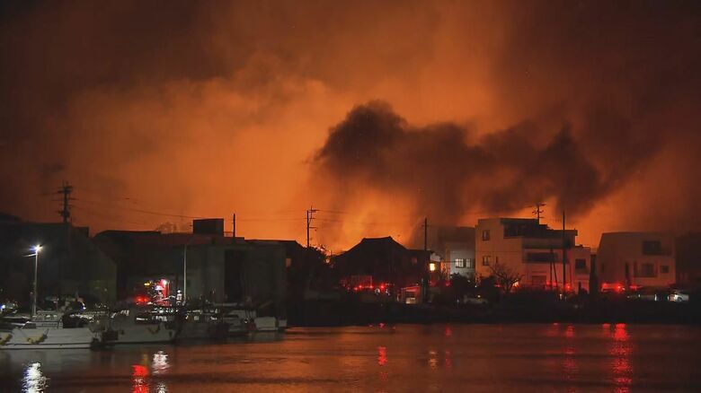 大分の大規模火災　被害は170棟以上に 県が自衛隊に災害派遣を要請する方向で調整中｜FNNプライムオンライン