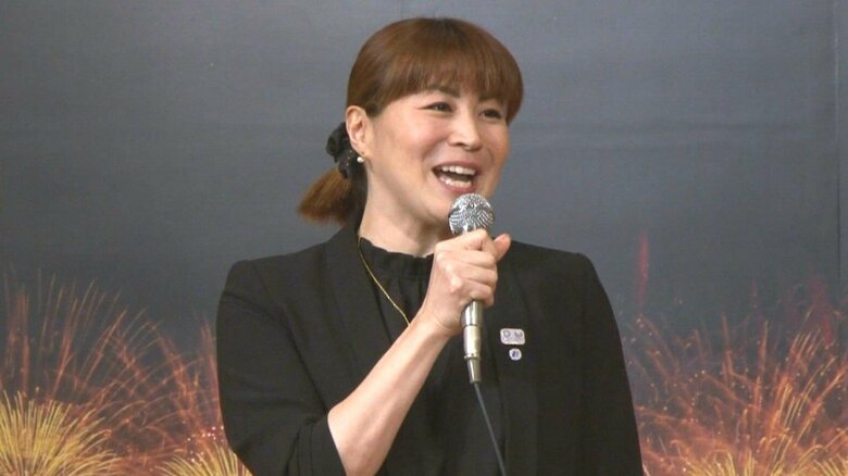 シドニー五輪・銀メダリスト　中村真衣さん