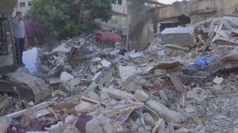 パレスチナ・ガザ地区（16日）