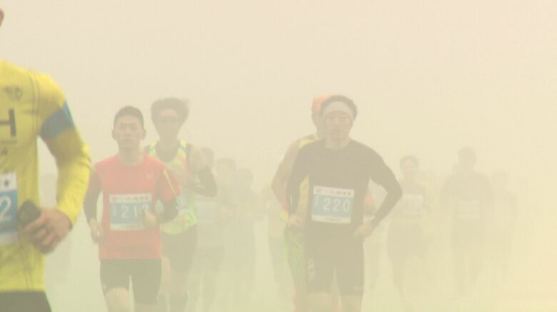 6月に行われた釧路空港マラソン