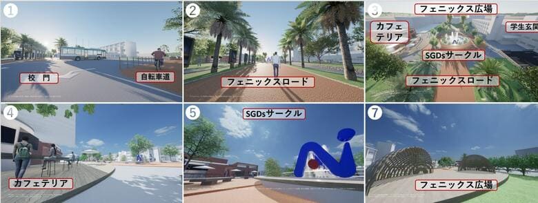 キャンパスを地域・海外の交流拠点に変える計画も