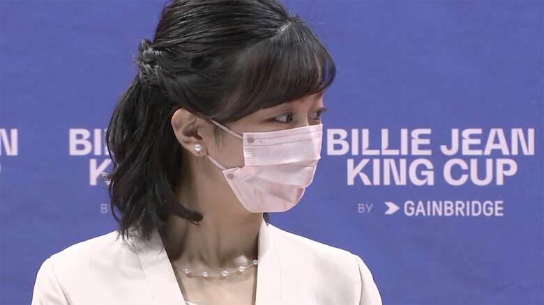 女子テニスの国別対抗戦の抽選式に出席された佳子さま