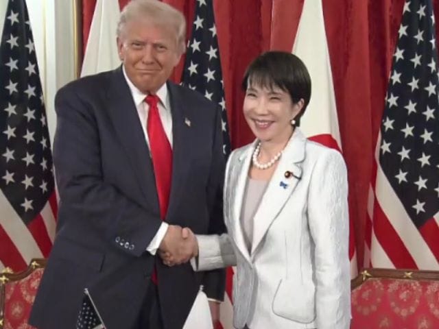 トランプ大統領と高市首相