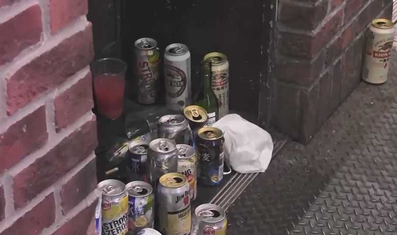 コロナ禍以前の渋谷のハロウィン（2018年）