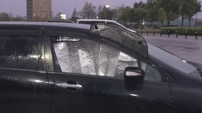 被害に遭った車