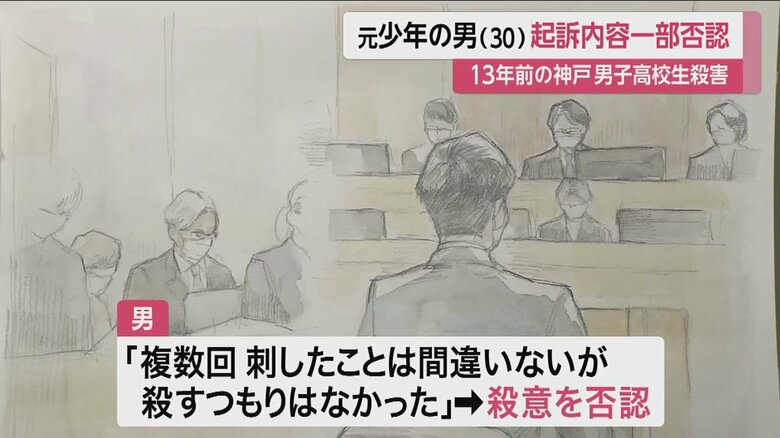 初公判で男は、殺意を否認した