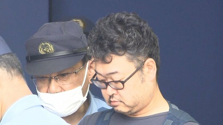 4日午前送検された長島朋生容疑者（43）