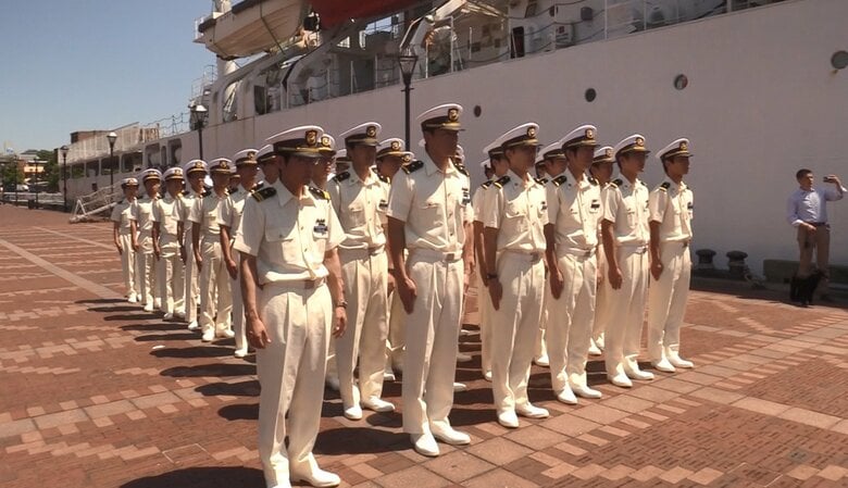 実習生たちは今後、尖閣諸島や竹島周辺の警備にも配属される