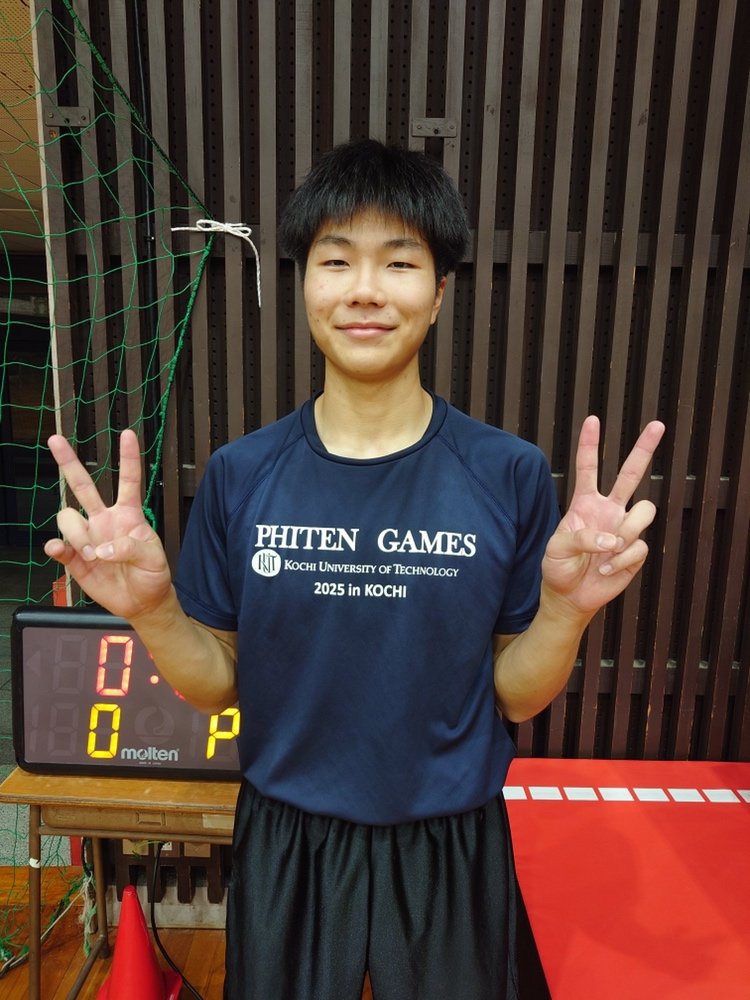 三島高校２年生で県選抜入りした眞鍋治貴選手