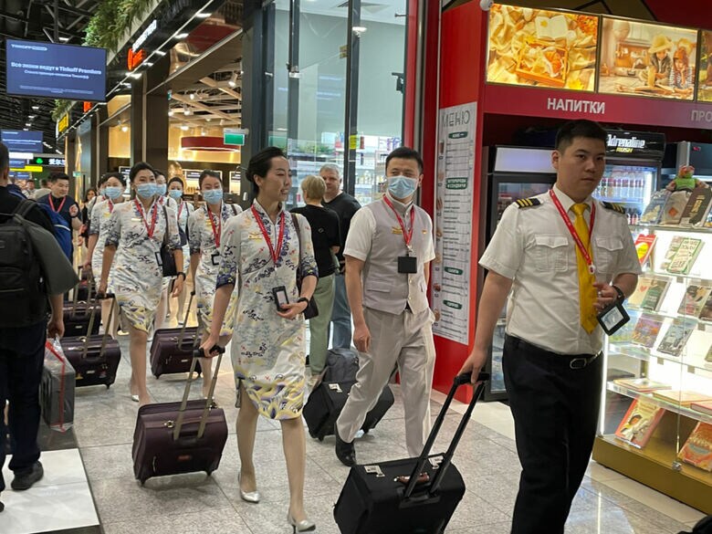 中国の航空会社も複数乗り入れている