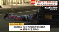 【速報】男性が軽自動車にはねられる事故　顔にけがをして病院へ搬送も会話できる状態　事故原因を捜査中
