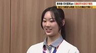 「プレッシャーの中やりきれた」新体操フェアリージャパンの高校3年生・花村夏実選手　オリンピック出場枠の獲得を高校で報告　地元・松本市で練習も再開「五輪で誰よりも輝きたい」