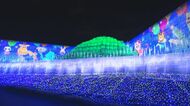 絶景を見て前向きに…国内最大級スケール「なばなの里」のイルミ 緻密に計算された「密」避ける仕掛け