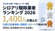 一戸建て1,400人に聞いたシロアリ駆除業者調査、項目別に支持業者が分かれる結果に