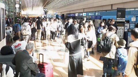 【交通情報】GW後半の5連休スタート　新幹線「のぞみ」ほぼ満席　空の便や高速道路も混雑ピーク