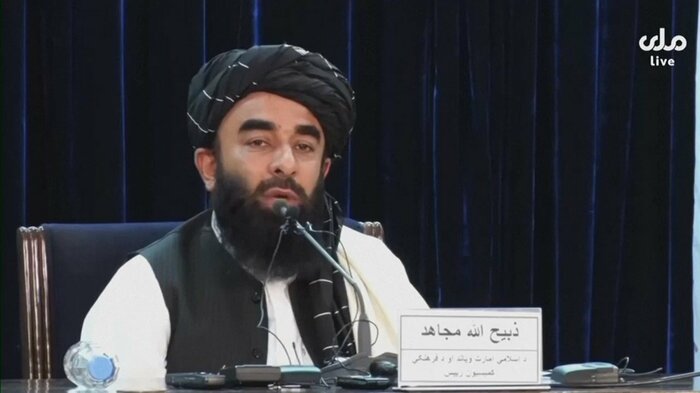 アフガニスタン全土を制圧したと宣言するタリバン報道官