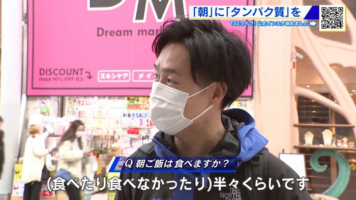 「朝ごはん」について街の人の声