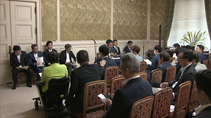 立憲民主党の会合の様子(20日)