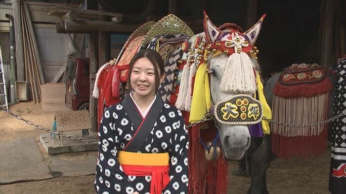 初めて馬主として参加した泡渕珠久さん(21)