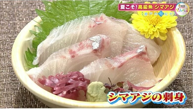 【瀬戸内旬紀行】焼き魚や煮付けも美味しいが…脂の乗った「シマアジの刺身」の味は？【岡山・香川発】｜FNNプライムオンライン