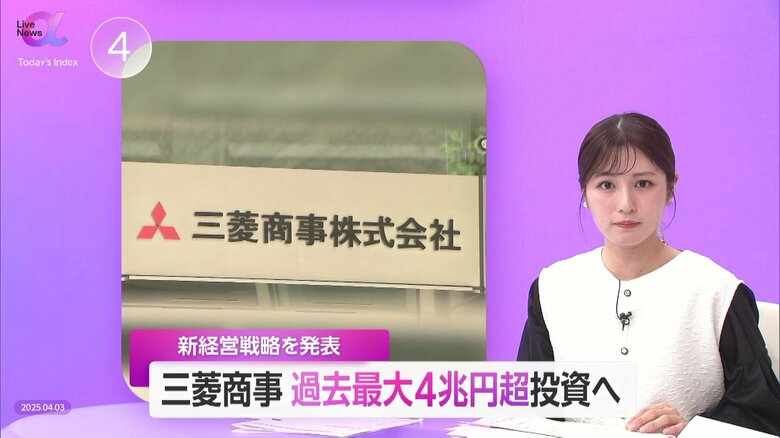 三菱商事「経営戦略2027」過去最大4兆円超投資へ　グループ連携で“相乗効果”追求　専門家「懸念点は巨大組織ゆえのサイロ化」｜FNNプライムオンライン