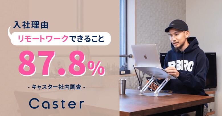 入社理由の87.8%が「リモートワークできること」今後、リモートワークは就職や転職時の大きな理由に