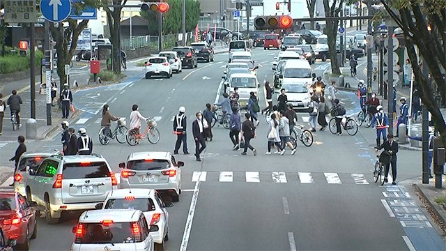 熊本市で渋滞解消の実証実験 その効果は?【熊本】