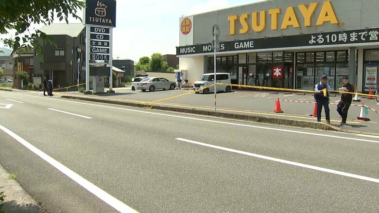事件現場は佐伯市中心部の店舗