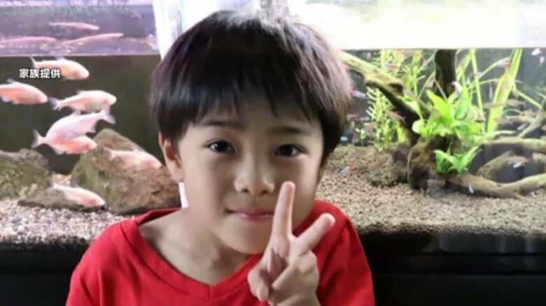 当時8歳の豊田瑛大くん