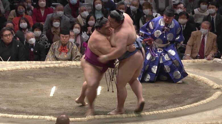 11日目、大関・正代との対戦