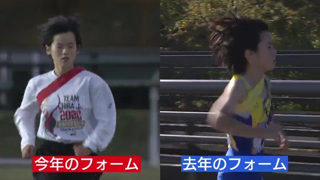 拳の位置に注目