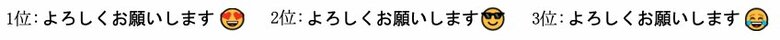 「よろしくお願いします」に付いていたら不快に感じる絵文字（提供：ネオジャパン）