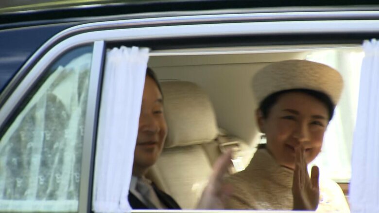 上皇ご夫妻のもとに向かわれた両陛下（10月20日午前）