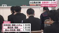 静岡県の公立高校入試　全日制の志願倍率は過去2番目の低さ　定員割れは69校96学科　県教委は私立高校の授業料無償化の影響と分析