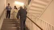 3300人避難できる機能備える釜石市役所新庁舎で初の避難訓練　住民も参加し機能を検証　岩手県