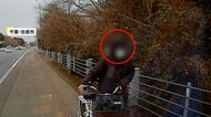 「ソーリー、ソーリー」高速道路に自転車　外国人か…車が歩道走行　歩行者とすれ違いも　千葉・福井