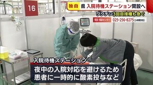 〈新型コロナ〉長岡市内に“入院待機ステーション”開設へ ワクチン3回目接種も急ぐ【新潟】