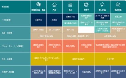 MUFG ファースト・センティア サステナブル投資研究所レポート「世界の食料が直面する気候リスクとその適応策」発行